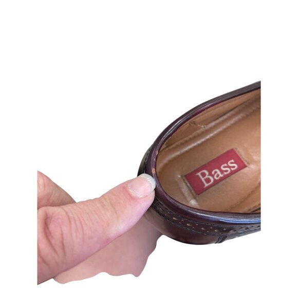 Bass Mens Brown Leather Tassel Slip-On Loafers Size 9EE SKU 8423 - Picture 10 of 15